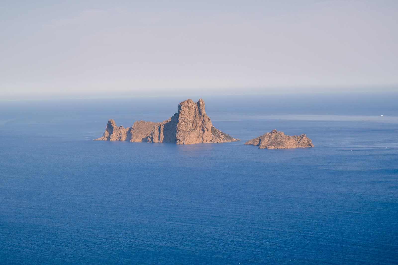 Es Vedrà seen from the sea on an Ibiza boat tour